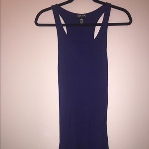 blue skater dress